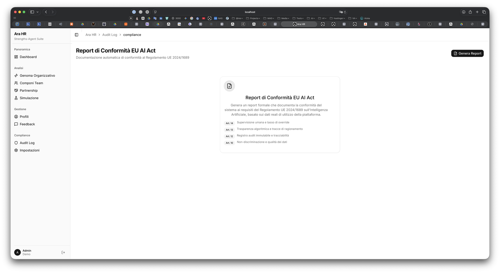 Ara HR: schermata 10